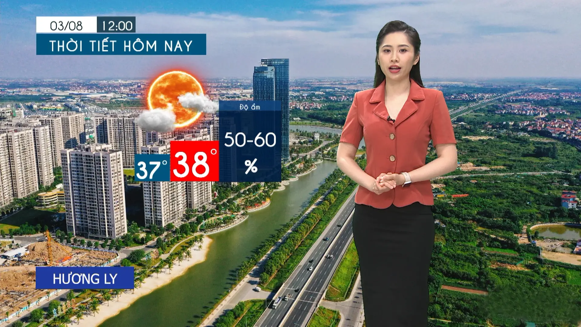 Dự báo thời tiết tối | 03/08/2025